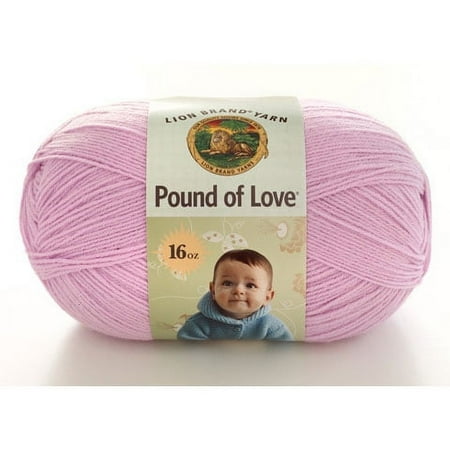 UPC: 0023032551012 | Lion Brand Yarns Pound Love Pastel Pink Yarn 1 Each