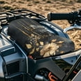 thumbnail image 3 of Uorisanigo ATV Seat Cover Waterproof Non-Slip Four Wheeler Skeleton Flower Seat Cover Universal Elastic ATV Back Seats Powersports Cushion Covers Breathable Padded Protector, 3 of 7