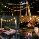 thumbnail image 5 of Guirnalda de luces para exteriores de 50 pies, luces LED con 50 bombillas inastillables, impermeable, para exteriores, para café, para patio trasero (50 pies), 5 of 5