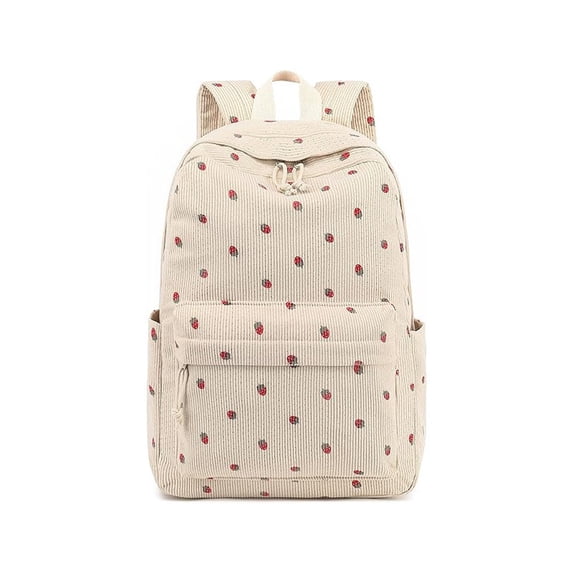School Backpack for Girls Corduroy Bookbag 15inch Elementary Primary Preschool for Teen Boys Girl Travel Casual Daypacks