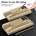 thumbnail image 4 of Allytechgroup Google Pixel 9 Pro Fold Case with Screen Protector & Pen, Military Grade Shockproof Lens Protective Bumper Anti-Scratch Kickstand Phone Case for Google Pixel 9 Pro Fold, Gold, 4 of 7