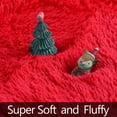 thumbnail image 3 of Lochas Soft Shag Carpet Fluffy Rug for Living Room Bedroom Big Area Rugs Floor Mat Home Decor, 4'x6',Red, 3 of 7