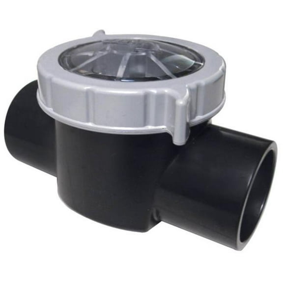Custom Molded Products 25830714000 2 x 2.5 in. Hydroseal Check Valve, Black