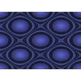 thumbnail image 1 of Ahgly Company Machine Washable Indoor Rectangle Transitional Blue Area Rugs, 7' x 10', 1 of 1
