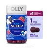 OLLY Kids Sleep Gummy Supplement, 0.5mg Melatonin, L-Theanine, Raspberry Flavored, 90 Count