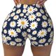 thumbnail image 2 of Fotbe Daisy Floral Shorts Sin Costuras – Shorts Deportivos de Cintura Alta para Mujer, Elásticos para Gimnasio, Yoga, Running o Ciclismo-Medium, 2 of 8
