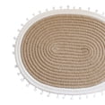 thumbnail image 3 of Mantel individual decorativo resistente al calor, soporte nórdico para ollas, mantel tejido resistente al calor para bebidas óvalo blanco, 3 of 4
