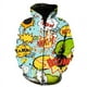 thumbnail image 4 of Sudadera con capucha y cremallera de estilo manga con estampado 3D de dibujos animados para hombre, sudaderas Harajuku de manga larga de primavera, chaquetas, tops, sudaderas con capucha para adolesce, 4 of 5