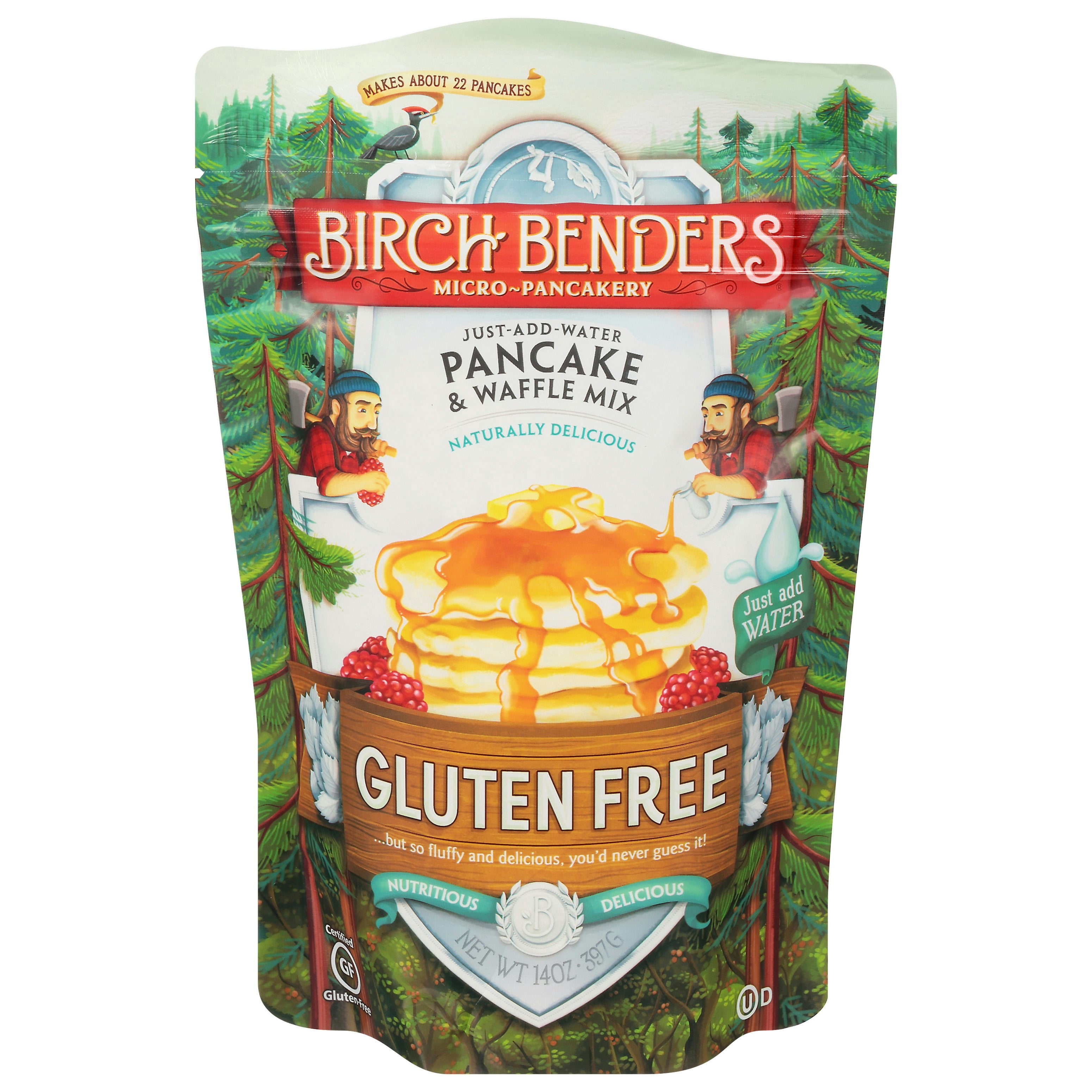 Birch Benders Add Water Pancake Mix 14 oz (Pack Of 6)