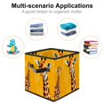 thumbnail image 2 of Toucan Large Capacity Foldable Cube Organizer with Handle, 10.8"x10.5"x10.6" - Storage Containers Organizer Bins, 2 of 6