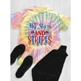 thumbnail image 3 of Oh My Stars And Stripes Tie Dye Spiral Women -Image by Shutterstock, Female Medium, 3 of 4