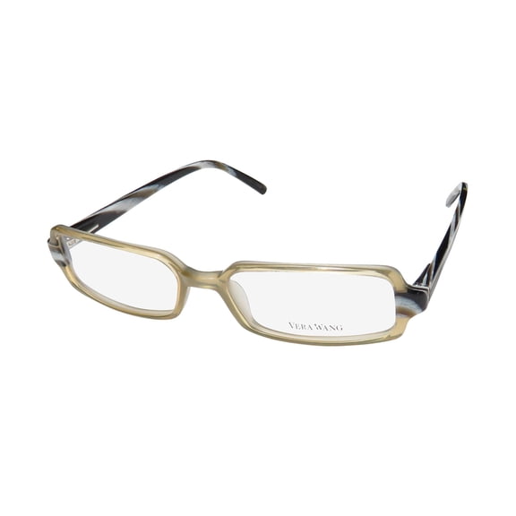 NEW VERA WANG V119 WOMENS/LADIES RECTANGULAR FULL-RIM MINK AUTHENTIC POPULAR DESIGN AFFORDABLE FRAME DEMO LENSES 51-16-136 SPRING HINGES EYEGLASSES/SPECTACLES