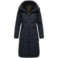 thumbnail image 7 of Marikoo Women's Knee-Length Quilted Winter Jacket with Hood - Benikoo, 7 of 7