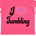 thumbnail image 4 of Inktastic I Love Tumbling Girls Toddler T-Shirt, 4 of 5