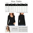 thumbnail image 5 of Yesfashion Women's V Neck Criss Cross Twisted Front Knitted Long Sleeve Sweater Twist Pullover Tops, 5 of 5