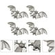 thumbnail image 2 of 4pcs Halloween creativo en forma de tapa de servilleta anillos de servilleta de Halloween (Negro), 2 of 5