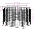 thumbnail image 2 of vidaXL Gabion Raised Bed Silver Galvanized steel Heavy Weight Endurance 39.4"x35.4"x19.7", 2 of 9