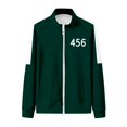 thumbnail image 3 of LILELIS Squid Game Two Piece Set: Jacket and Long Pants Outfit for Themed Events and Parties Xxl Dark Green, 3 of 4