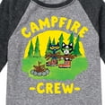 thumbnail image 3 of Pete The Cat - Campfire Crew - Toddler And Youth Raglan Graphic T-Shirt, 3 of 5