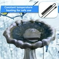thumbnail image 4 of Outdoor Bird Bath Heater with Automatic Temperature Control, 10W Pond Deicer for Yard and Fish Tank, Keeps Water Ice-Free and Safe for Birds During Winter, 4 of 5