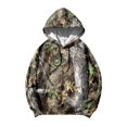 thumbnail image 5 of Havenx Camo Hoodie for Men Long Sleeve Maple Leaf Print Hoodie with Pockets Drawstring Hooded Sweatshirts Fishing Hunting Camping Athletic Workout Fall Winter Clothing,Camel S, 5 of 6