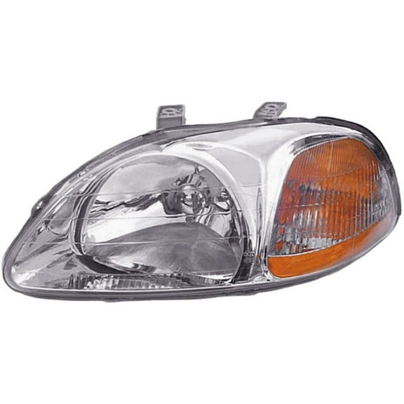 Dorman 1590642 Driver Side Headlight Assembly for Specific Honda Models Fits 1998 Honda Civic