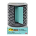 thumbnail image 2 of Post-it Note Dispenser, 5.5" x 3.9" (Pack of 2), Vertical Design, Pop-Up Notes, Black Geometric Pattern, 1 Aqua Splash Super Sticky Note Pad, 2 of 5