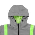 thumbnail image 2 of Abrigo deportivo Chaqueta de ciclismo reflectante para hombre Chaqueta de bicicleta con capucha a pr Wosawe Abrigo deportivo, 2 of 7