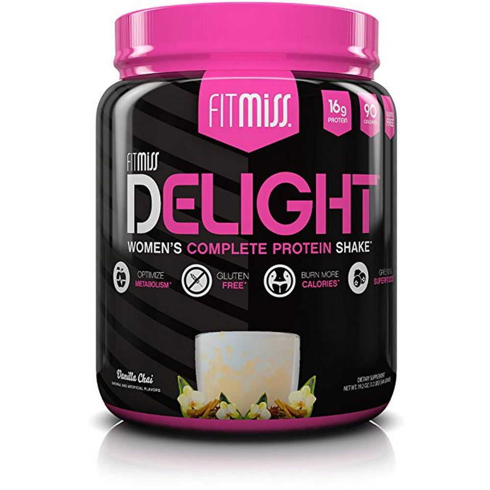 FitMiss Delight Protein Powder, Vanilla Chai, 1.2 Lbs