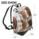 thumbnail image 2 of Fotbe Yak Mochila Bolso con Estampado para Mujer, Mochila Antirrobo de Nylon Impermeable, Bolsa Ligera de Hombro, 2 of 4