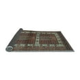 thumbnail image 2 of Ahgly Company Indoor Round Southwestern Light Blue Country Area Rugs, 4' Round, 2 of 4