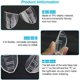 thumbnail image 2 of Set 2 pares de protectores laterales para gafas, 50x45x20 mm, TPU, Transparente, 2 of 4