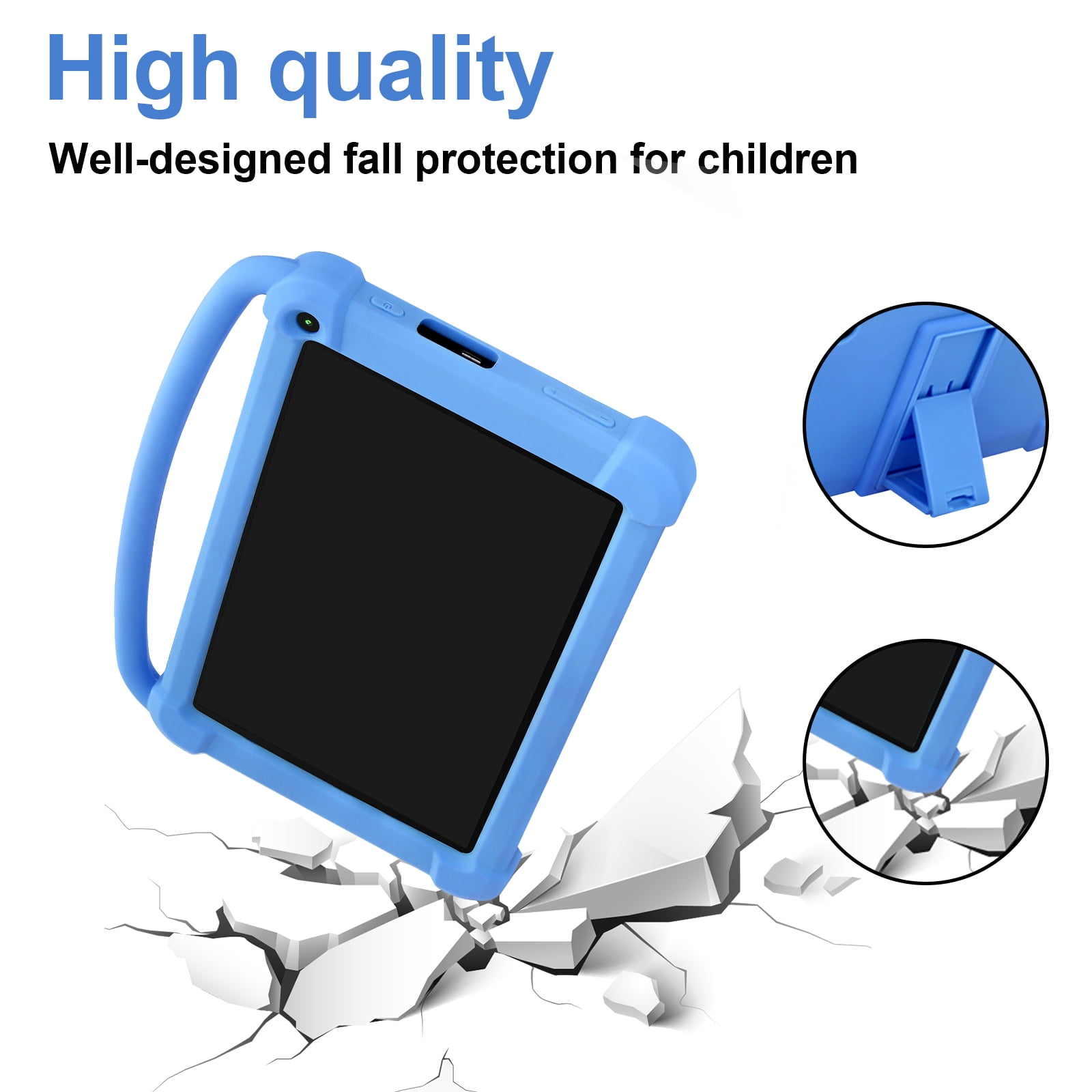 BYANDBY Tablet for Kids 7 inch Android 12.0 Tablet, 4GB+32GB ROM （1TB Expand） blue