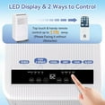 thumbnail image 3 of Lumiparty 10000 BTU Portable Air Conditioner, Floor AC Unit 560 Sq.ft Coverage, White, 3 of 9