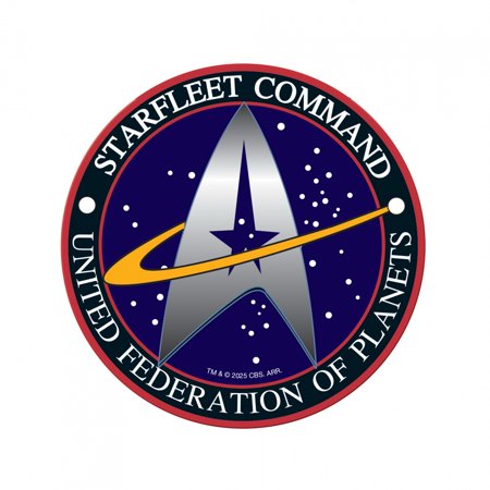 Star Trek Starfleet Command Emblem Die Cut Sticker