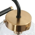 thumbnail image 5 of LNC Astrid 31-in 4-Light Matte Black LED Modern/Contemporary Vanity Light, 5 of 18