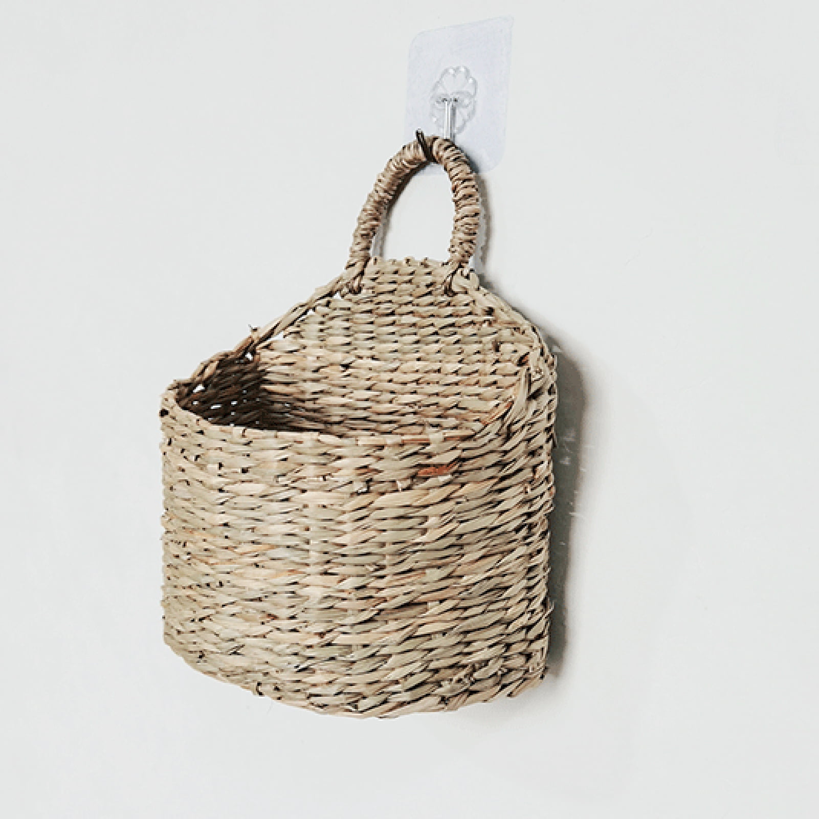 1PC Rustic Eco-Friendly Straw Good Quality Storage Basket Woven Basket for Home 