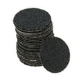 thumbnail image 1 of Hojas de lijado de gancho y lazo Unique Bargains 25x25mm negras de grano 60 para un pulido y molienda eficientes en la fabricación y reparación de automóviles y procesamiento de metales, 1 of 7