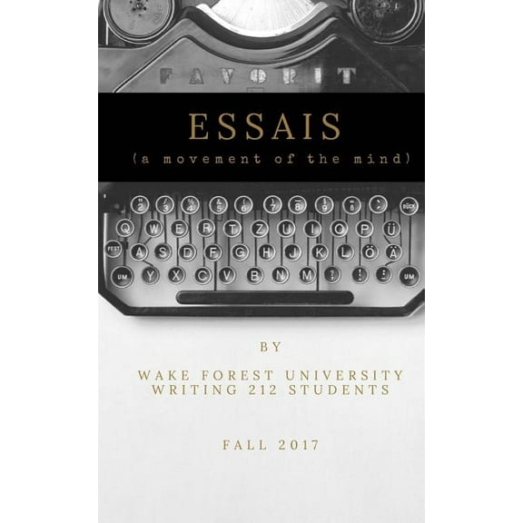 Essais: a movement of the mind (Paperback)