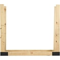 thumbnail image 3 of Trousse de Support/étagère de Rangement pour Bois de Chauffage à Longueur et Hauteur Réglables, Revêtement en Poudre, Robuste, Tout en Acier, Ajl x ” D x Ajh, 3 of 5