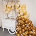thumbnail image 5 of 100 Piezas Globos de LáTex Cromados MetáLicos Dorados, Helio Redondos 5 Pulgadas para Bodas GraduacióN Aniversario Baby Shower, 5 of 5