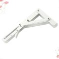 thumbnail image 4 of 12 inch Triangular Steel Bracket Foldable Wall Mounted Support Durable Bearing Shelf Bracket (White), 4 of 4