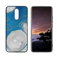 thumbnail image 1 of Compatible with LG X4 Phone Case, Blue Marble 49 Case Men Women, Flexible Silicone Shockproof Case for LG X4, 1 of 1