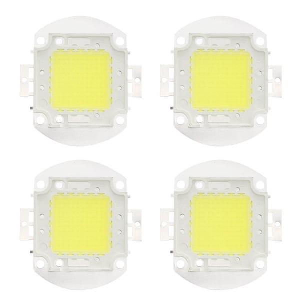 4X 100W 7500LM 6500K DC32-34V Bombilla LED Alta Potencia Luz Blanco