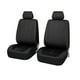 thumbnail image 1 of Fundas de cuero PU para asiento , fundas protectoras para reposacabezas de asiento trasero , antideslizantes lavables para Negro 4 piezas shamjiam cubierta de asiento, 1 of 2