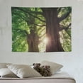 thumbnail image 4 of GOSMITH  Extra Large Wall Tapestry for Bedroom Decoration Nature Forest Tapestry Tree Tapestry Landscape Tapestry Dark Green Tapestry, 40x30 Inch, 4 of 7