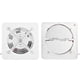 thumbnail image 4 of Naiovety Ventilador de escape montado en la pared de plástico de 25W con motor de cobre Ventilador de ventilación silencioso de 30-35db 2800r / min Electrodomésticos Naiovety HA021392-00, 4 of 6