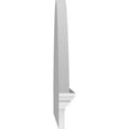 thumbnail image 4 of Ekena Millwork 64"W x 22-7/8"H x 2-3/4"P Segment Arch Sunburst Architectural Grade PVC Combination Pediment, 4 of 7