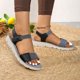 thumbnail image 1 of WILLBEST Sandalias Para Playa Mujer Sandalias Elegantes Para Mujer Para Uso Diario Informal Diseño De Tela Con Punta Abierta Y Cierre Para Salidas De Verano Combina Bien Con Jeans, 1 of 7