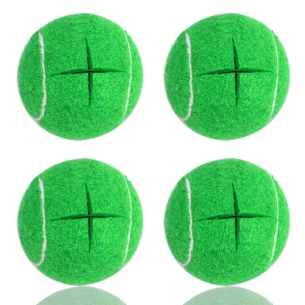Precut Walker Tennis Balls 4 Pcs Balls with Precut Opening for Easy Installation ,Walker